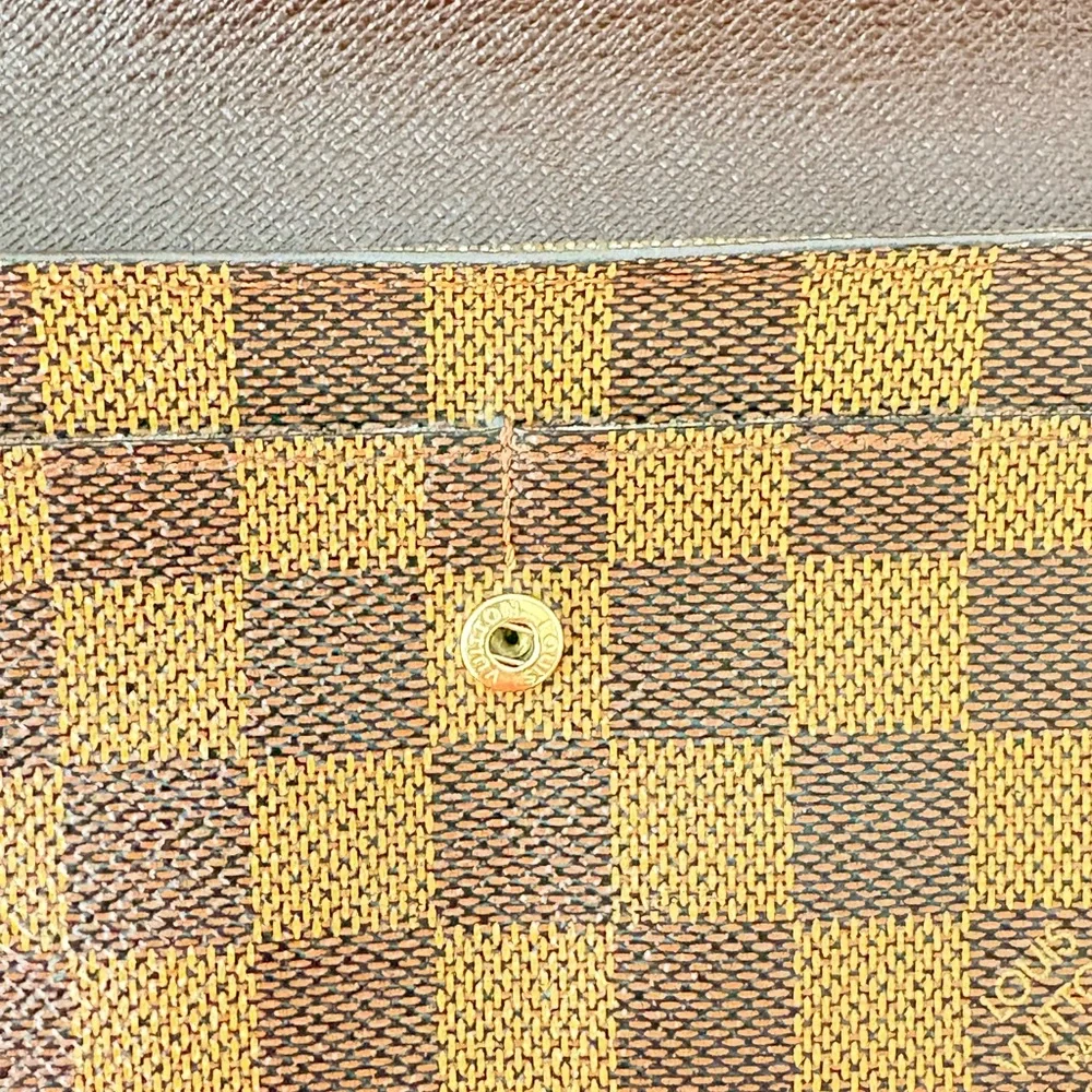 Louis‎ Vuitton Damier Ebene Sarah Wallet
